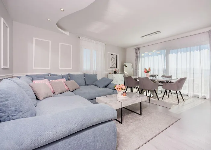 Exquisites Nur 350 Meter Zum Mit Herrlichem Meerblick, Privatparkplatz, Wifi Crikvenica